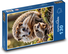 Hedgehogs Puzzle 130 pieces - 28.7 x 20 cm 