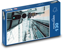 Železniční stanice Puzzle 130 dílků - 28,7 x 20 cm