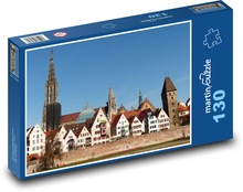Ulm - Niemcy Puzzle 130 elementów - 28,7x20 cm