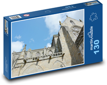 Katedrála v Dol de Bretagne Puzzle 130 dílků - 28,7 x 20 cm
