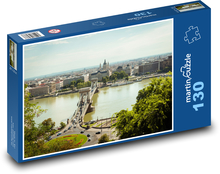 Budapest - Brücke Puzzle 130 Teile - 28,7x20 cm