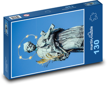 Statue of Jan Nepomuk Puzzle 130 pieces - 28.7 x 20 cm 