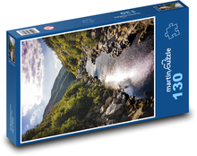 Bułgaria - rzeka Puzzle 130 elementów - 28,7x20 cm