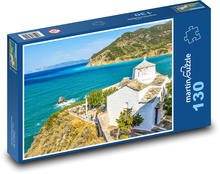Grecja - Skopelos Puzzle 130 elementów - 28,7x20 cm