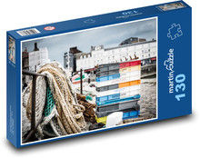 Honfleur - Francie Puzzle 130 dílků - 28,7 x 20 cm
