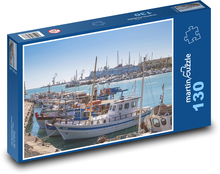 Prístav - lode Puzzle 130 dielikov - 28,7 x 20 cm 