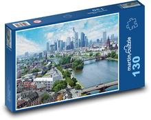 Frankfurt - Niemcy Puzzle 130 elementów - 28,7x20 cm