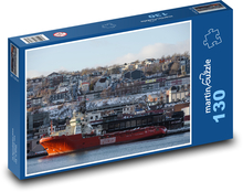 Newfoundland - prístav Puzzle 130 dielikov - 28,7 x 20 cm 