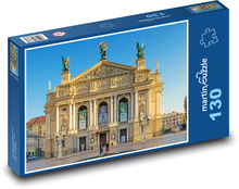 Opera - Lvov, Ukrajina Puzzle 130 dílků - 28,7 x 20 cm