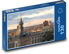 Staré budovy - Francúzsko Puzzle 130 dielikov - 28,7 x 20 cm 