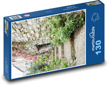 Mittelalterliche Straße Puzzle 130 Teile - 28,7x20 cm
