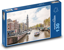 Amsterdam - Holandsko Puzzle 130 pieces - 28.7 x 20 cm 
