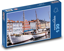 Kodaň - Dánsko Puzzle 130 dílků - 28,7 x 20 cm