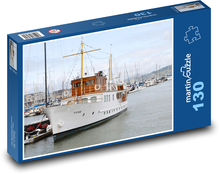 San Francisco - přístav Puzzle 130 dílků - 28,7 x 20 cm