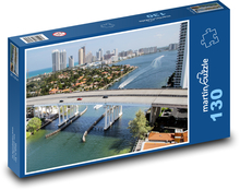 Miami - most Puzzle 130 dílků - 28,7 x 20 cm