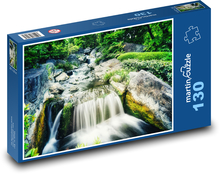 Japanischer Wasserfall Puzzle 130 Teile - 28,7x20 cm