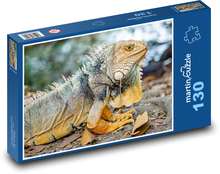 Legwan - gad Puzzle 130 elementów - 28,7x20 cm