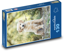 Retriever - štěně Puzzle 130 dílků - 28,7 x 20 cm