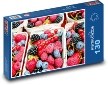 Owoce leśne Puzzle 130 elementów - 28,7x20 cm