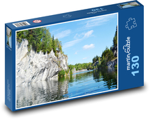 Řeka - příroda Puzzle 130 - 28,7x20 cm