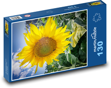 Rozkvetlá slunečnice Puzzle 130 dílků - 28,7 x 20 cm