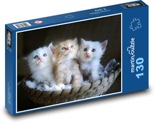 kittens Puzzle 130 pieces - 28.7 x 20 cm 