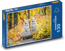 Psi - corgi Puzzle 130 dielikov - 28,7 x 20 cm 