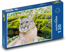 Puma - dzika bestia Puzzle 130 elementów - 28,7x20 cm