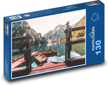 Dolomites - Italy, lake Puzzle 130 pieces - 28.7 x 20 cm 