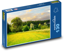 Flower Field by the Forest Puzzle 130 elementów - 28,7x20 cm