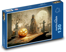 Kürbis - Geist Puzzle 130 Teile - 28,7x20 cm
