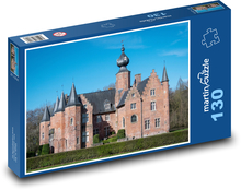 Hrad Rumbeke - Belgie Puzzle 130 dílků - 28,7 x 20 cm