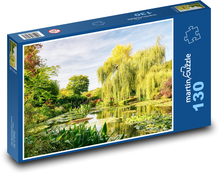 Zahrada - rybník Puzzle 130 dílků - 28,7 x 20 cm