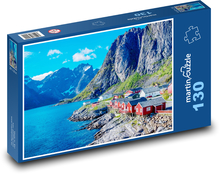 Norway - Fjord Puzzle 130 pieces - 28.7 x 20 cm 