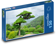 Bonsai - drzewo, sosna Puzzle 130 elementów - 28,7x20 cm