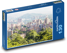 Kolumbie - Medellin Puzzle 130 dílků - 28,7 x 20 cm