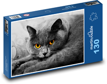 Britische Langhaarkatze Puzzle 130 Teile - 28,7x20 cm