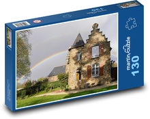 Starý dom Puzzle 130 dielikov - 28,7 x 20 cm 