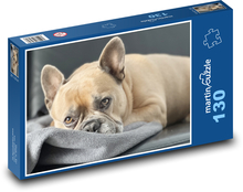 French Bulldog - Dog Puzzle 130 pieces - 28.7 x 20 cm 