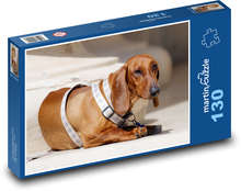 Hund - Dackel Puzzle 130 Teile - 28,7x20 cm