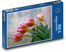 Tulipány Puzzle 130 dielikov - 28,7 x 20 cm 