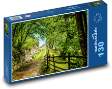 Romantischer Waldweg Puzzle 130 Teile - 28,7x20 cm