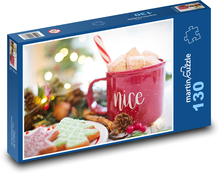 Kakao - vánoce Puzzle 130 dílků - 28,7 x 20 cm