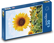 Słonecznik Puzzle 130 elementów - 28,7x20 cm