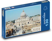 Bazilika svatého Petra, Řím Puzzle 130 dílků - 28,7 x 20 cm