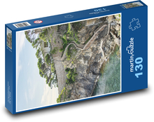 Costa Brava - schody do moře Puzzle 130 dílků - 28,7 x 20 cm