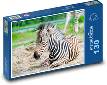 Zebra Puzzle 130 pieces - 28.7 x 20 cm 