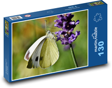 Schmetterling auf Lavendel Puzzle 130 Teile - 28,7x20 cm