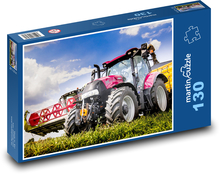 Traktor v teréne Puzzle 130 dielikov - 28,7 x 20 cm 