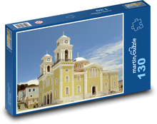 Kościół - Grecja Puzzle 130 elementów - 28,7x20 cm